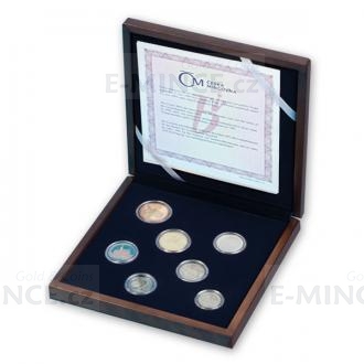 2013 - Czech Coin Set (Wood) - Proof
Click to view the picture detail.