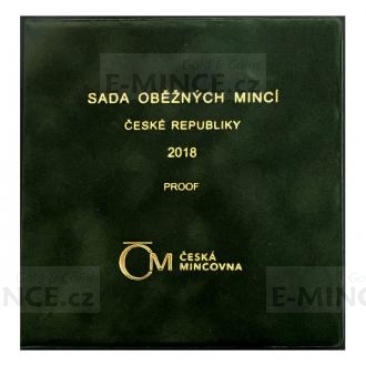 2018 - Czech Coin Set (Blister Pack) - Proof
Click to view the picture detail.