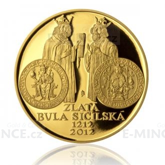 2012 - 10000 CZK Golden Bull of Sicily - Proof
Click to view the picture detail.