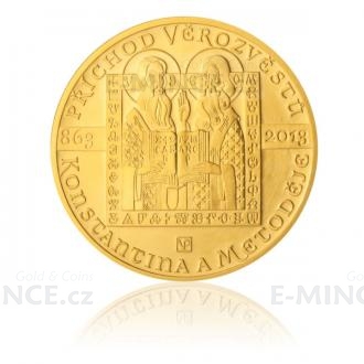 2013 - 10000 CZK Arrival of missionaries Constantine and Methodius - BU
Click to view the picture detail.