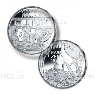 2010 - 200 CZK Karel Zeman - Proof
Click to view the picture detail.