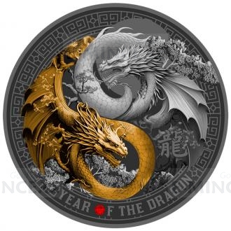 2024 - Cameroon 500 CFA Year of the Dragon - Proof (black)
Click to view the picture detail.