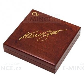 Wooden box for gold medals Karel Gott
Click to view the picture detail.