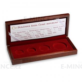 Wooden etui for Ducat Set (Czech Mint)
Click to view the picture detail.