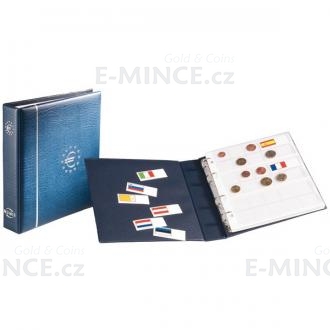 Euro coin album in NUMIS format, blue
Click to view the picture detail.