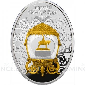 2018 - Niue 1 NZD Alexander III Equestrian Egg - Proof
Click to view the picture detail.