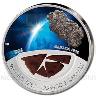 2012 - Fiji 10 $ - Meteoriten - Cosmic Fireballs - Canada Abee 1952 - Proof
Click to view the picture detail.