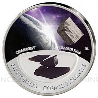 2013 - Fiji 10 $ - Meteorites - Cosmic Fireballs - France Chassigny 1815 - proof
Click to view the picture detail.