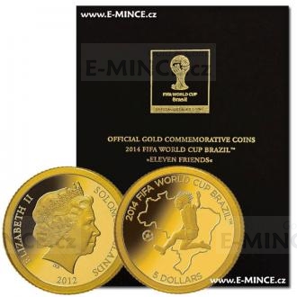 11 Smallest Gold Coins FIFA World Cup Brazil 2014 - Proof
Click to view the picture detail.