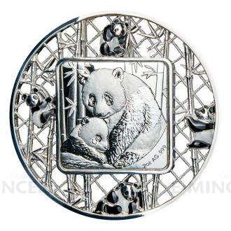 2021 - Solomon Islands 5$ Filigree Panda 2Oz - Proof Like
Click to view the picture detail.