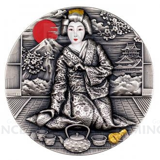 2019 - Niue 2 $ Geisha - Antique Finish
Click to view the picture detail.