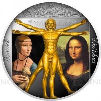 2019 - Niue 2 $ Genius of the Renaissance - Leonardo da Vinci - Proof
Click to view the picture detail.
