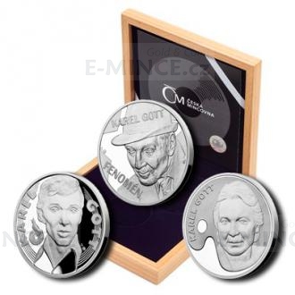 Silver Set Karel Gott in a Wooden Box - Proof
Click to view the picture detail.