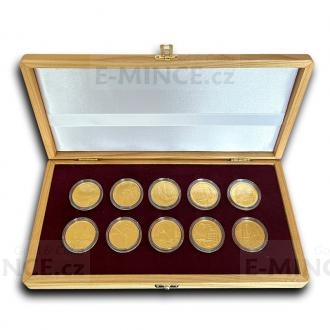 2016 - 2020 Set of 10 Coins Castles in the Czech Republic - UNC
Click to view the picture detail.