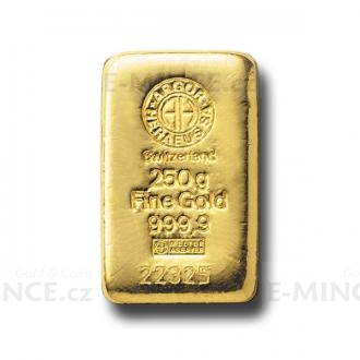 Zlat slitek 250 g - Argor Heraeus
Kliknutm zobrazte detail obrzku.