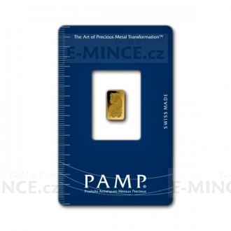 Fortuna Gold Bar 1 g - PAMP
Click to view the picture detail.