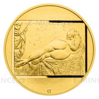 Gold Two-Ounce Medal Jan Saudek - Dancer - Reverse Proof
Click to view the picture detail.