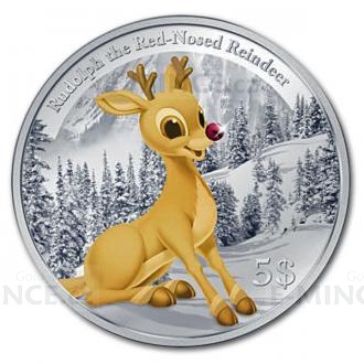 2013 - Kiribati 5 $ - Rudolph the Rednosed Reindeer - Proof
Click to view the picture detail.