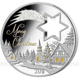 2014 - Kiribati 20 $ Christmas Star with Gold - Proof
Click to view the picture detail.