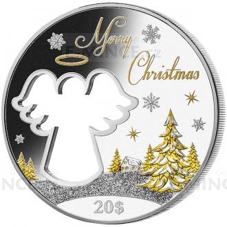 2015 - Kiribati 20 $ Christmas Angel - Proof
Click to view the picture detail.