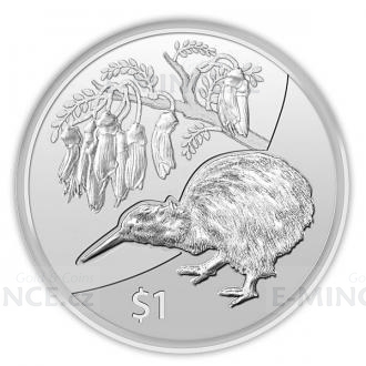 2012 - New Zealand 1 $ Kiwi Silver Specimen Coin
Click to view the picture detail.