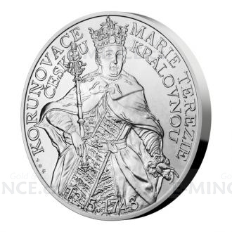 Silver 10oz Medal Coronation of Maria Theresia - UNC
Click to view the picture detail.