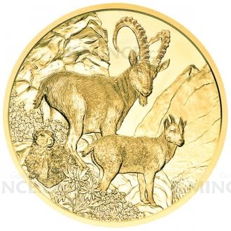 2017 - Austria 100 € The Alpine Ibex / Der Steinbock - Proof
Click to view the picture detail.