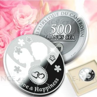 2019 - Cameroon 500 CFA Love and Happiness - proof
Click to view the picture detail.