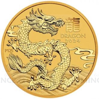 2024 - Australia 200 AUD Lunar Series III Year of the Dragon 2 oz Au 999,9
Click to view the picture detail.
