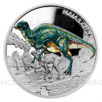 2023 - Niue 1 NZD Silver Coin Prehistoric World - Maiasaura - Proof
Click to view the picture detail.