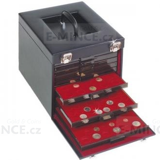  CARGO MB DELUXE Leatherette Black Coin Case for 10 Coin Boxes
Click to view the picture detail.
