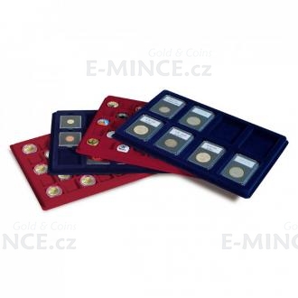 Coin trays L for Protector 8 coins slabs, blue
Click to view the picture detail.