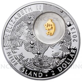 2013 - Niue 2 NZD - Lucky Coin - Goldfish - Proof
Click to view the picture detail.