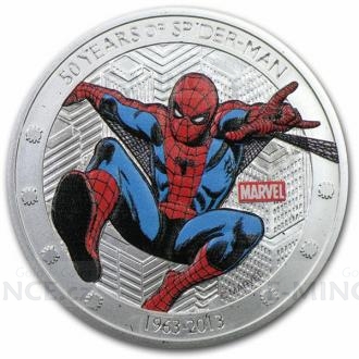 2013 - Niue 2 NZD - 50 Years of Spider-Man - Proof
Click to view the picture detail.