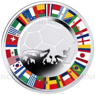 2014 - Niue 2 $ - Soccer Coin 1 oz - Proof
Click to view the picture detail.