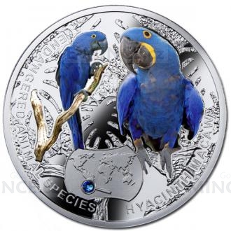 2014 - Niue 1 NZD - Hyacinth Macaw - Proof
Click to view the picture detail.