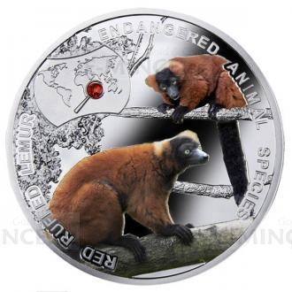 2014 - Niue 1 NZD Red Ruffed Lemur - Proof
Click to view the picture detail.