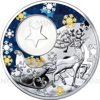 2015 - Niue 1 $ Merry Christmas with Filigree Star - Proof
Click to view the picture detail.