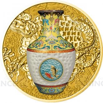 2016 - Niue 100 $ Qing Dynasty Vase - Proof
Click to view the picture detail.