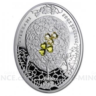 2010 - Niue 2 NZD - Imperial Fabergé Eggs - Clover Leaf Egg - Proof
Click to view the picture detail.