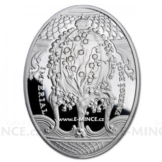 2010 - Niue 2 NZD - Imperial Faberg Eggs - Lily of the Valley - Proof
Click to view the picture detail.