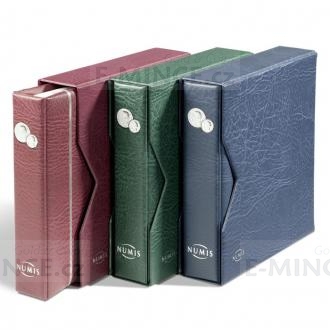 NUMIS Coin Album incl. 5 Pockets, red and Slipcase
Click to view the picture detail.