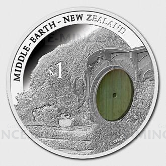 2014 - New Zealand 1 $ The Hobbit: Bag End Silver Proof Coin
Click to view the picture detail.