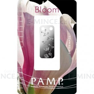 BLOOM - design silver ingot PAMP Rose
Click to view the picture detail.