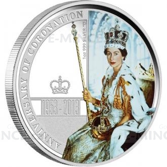 2013 - Australia 1 $ - 60th Anniversary of the coronation of Queen Elisabeth II. - Proof
Click to view the picture detail.