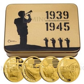 2017 - Niue 20 NZD Set of Four Gold Coins War Year 1942 - Proof
Click to view the picture detail.