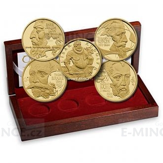 Set of four Gold Medals Rudolf II Period - Proof
Click to view the picture detail.
