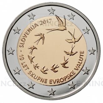 2017 - 2 € Slovenia - 10th Anniversary of the Euro - Unc
Click to view the picture detail.