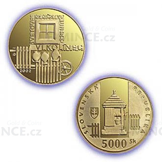 2002 - Slovakia 5000 SKK - UNESCO - Vlkolinec - Proof
Click to view the picture detail.