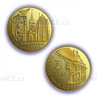 2004 - Slovakia 5000 SKK - UNESCO - Bardejov - Proof
Click to view the picture detail.